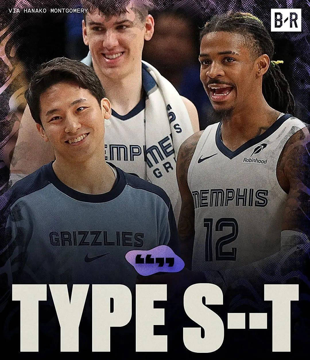 NBA合同结束！莫兰特发文告别灰熊，河村勇辉加盟芝加哥公牛