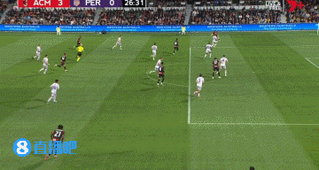 半场-AC米兰5-0珀斯光荣 奥卡福双响17岁科莫托造点+勺子点射