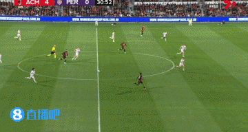 半场-AC米兰5-0珀斯光荣 奥卡福双响17岁科莫托造点+勺子点射