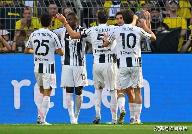 2-1，尤文小胜多特蒙德，坎比亚索梅开二度